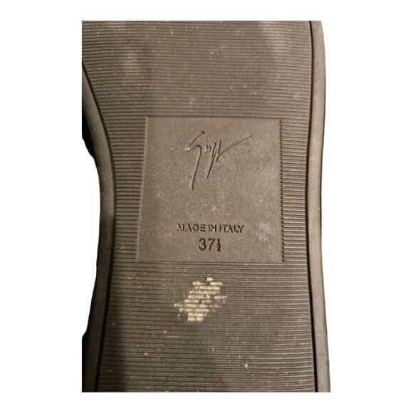 GIUSEPPE ZANOTTI Suede &‎ Leather Sneakers - Size 37 1/2 - Picture 9 of 10